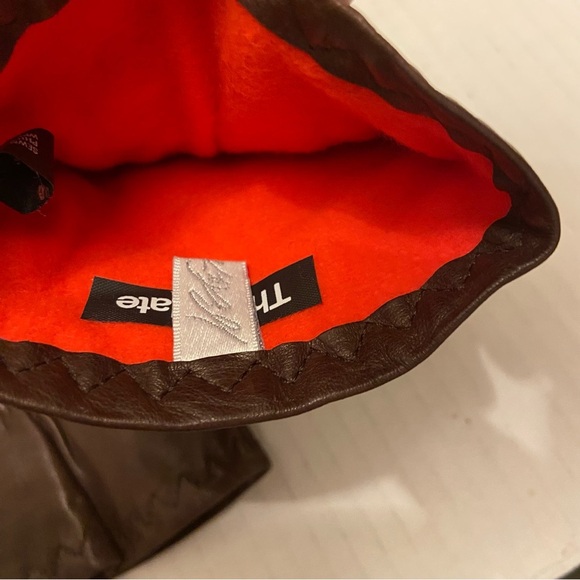 Lord & Taylor Brown Genuine Leather Inner Thinsulate Gloves Size 7.5. - Picture 7 of 7